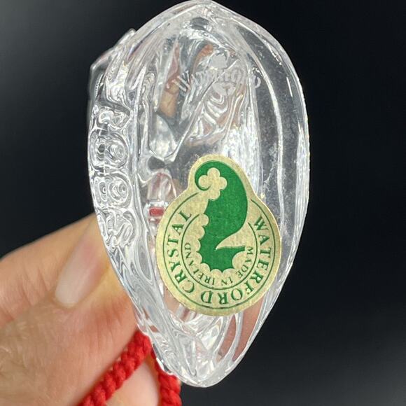 Waterford Crystal Glass Ornament 12 Days of Christmas Seven Swans 2001 7th - Picture 4 of 10